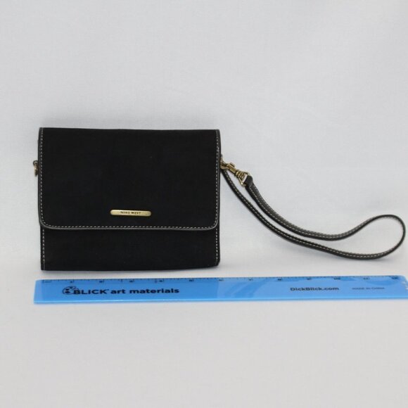 Nine West Black Suede Wristlet - Picture 12 of 15